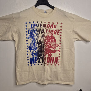Leyandes Lucha Libre Mexicana T-Shirt Size Large Mexican Wrestling